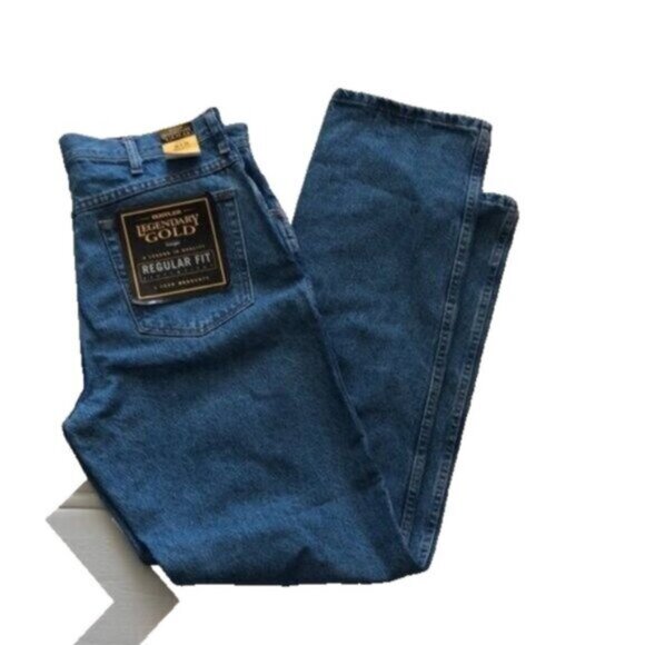 Wrangler Bustler Legendary Gold Men's Jeans Regular Fit 36/34 - Picture 1 of 7